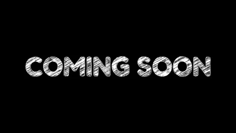 Coming Soon Scribble Text Animation Stock Footage 316305665