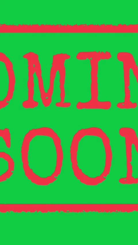 Coming soon Signed Stamping Text Animation. Видео 297155146