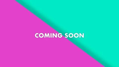 Coming soon simple 4k text animation banner effect. Purpe and blue color Stock Footage 165451942