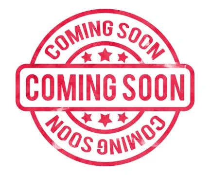 Coming soon stamp Ilustração Stock