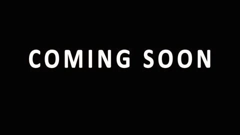 Coming Soon text animation in cinematic style with glowing effect and dark .. Video stock 343479597