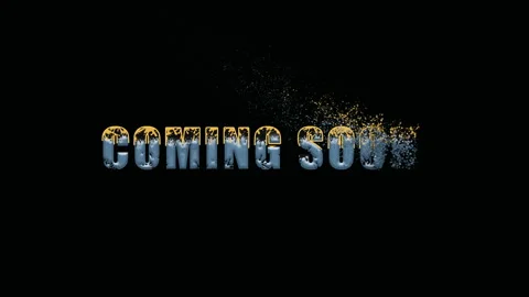 Coming Soon Text Animation Stock Footage 243121631