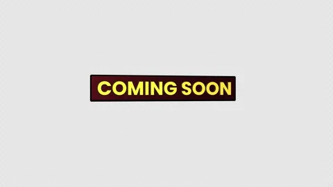 Coming Soon Text Animation. Red Box Title Reveal. Stock Footage 321101396