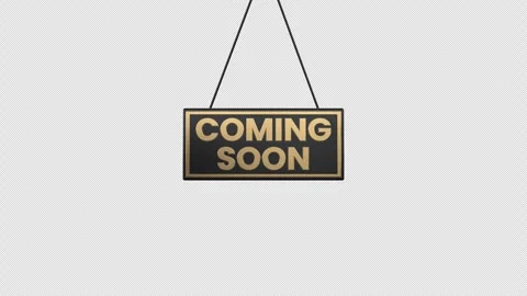 Coming Soon Text Animation. Red Box Title Reveal. Stock Footage 321101518