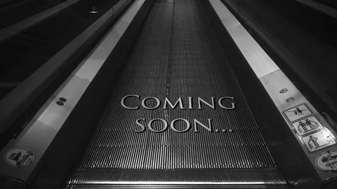 Coming soon text Stock Footage 69999048