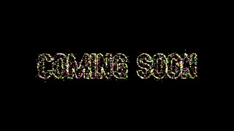 Coming soon text formation b3434 Stock Footage 337887477