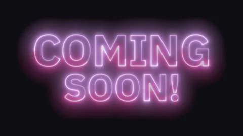 Coming Soon Text Seamless Loop 4K Stock Footage 307681926