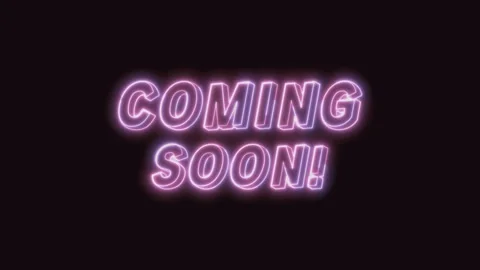 Coming Soon Text Seamless Loop 4K Stock Footage 311301452