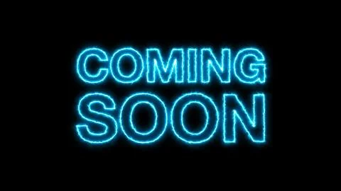 Coming soon text text with bad signal. Glitch effect Stock Illustration