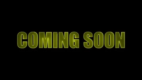 COMING SOON TITLE ANIMATION V2 4K RESOLUTION Stock Footage 309845615
