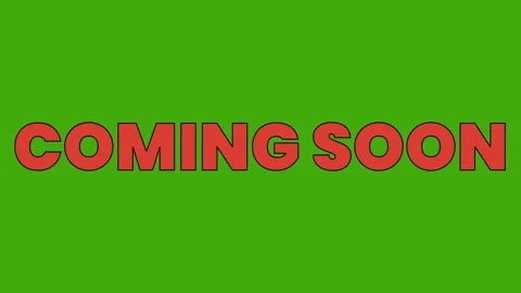 Coming soon title dynamic text animation. Stock Footage 253565323