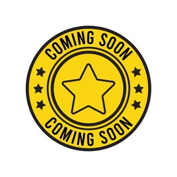 Coming Soon Vector Icon, Rubber Stamp, Badge, Emblem, Label Etc Stock Illustration