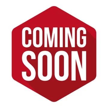 Coming soon web button Stock Illustration