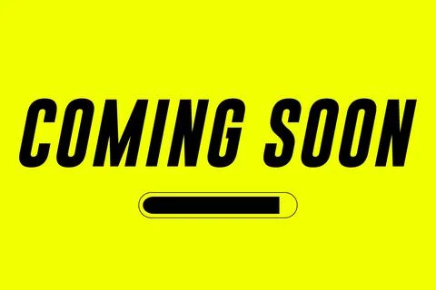 Coming Soon Yellow Poster Progress Bar Stock Illustration