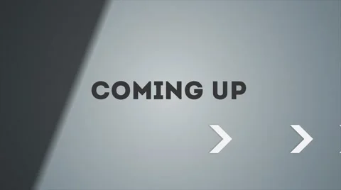 Coming Up Text Animation Stock Footage 66112767