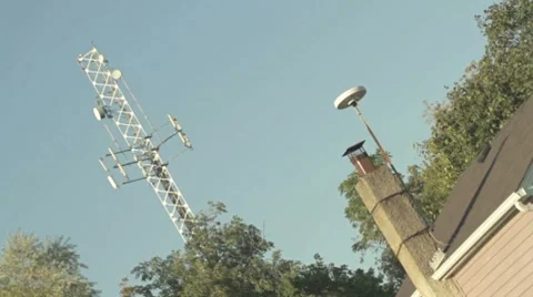 Comm Tower 1b Stock-Footage 8835526