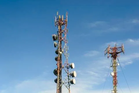 Comm tower Stock Photos