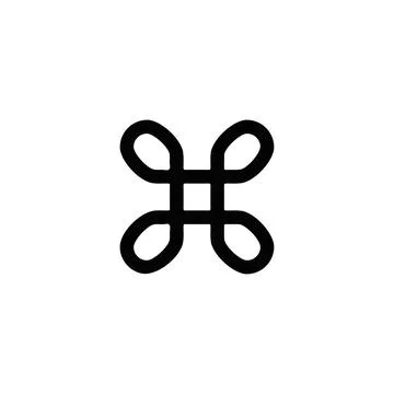 Command button. Command icon. Simple style internet technology poster backg.. 스톡 일러스트