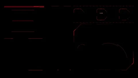 Command center futuristic digital interface / Deep learning on big data process Stock Footage 69874091