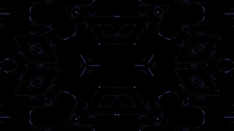 Command center futuristic digital interface / Deep learning on big data process Stock Footage 69874718