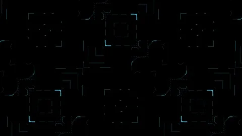 Command center futuristic digital interface / Deep learning on big data process Stock Footage 69875215