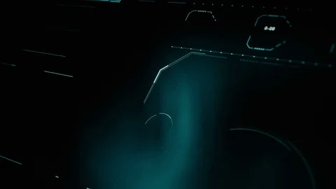 Command center futuristic digital interface / Deep learning on big data process Stock Footage 69876212