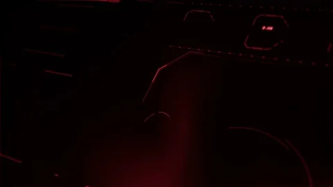 Command center futuristic digital interface / Deep learning on big data process Stock Footage 69876298