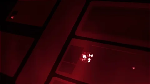 Command center futuristic digital interface / Deep learning on big data process Stock Footage 69887670