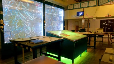 Command Centre - Scotland's Secret Underground Bunker Stock Footage 328259691