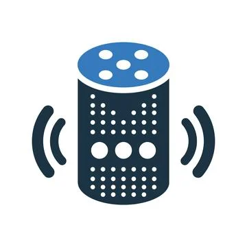 Command, echo, speaker, voice icon. Simple editable vector graphics. Stock Illustration