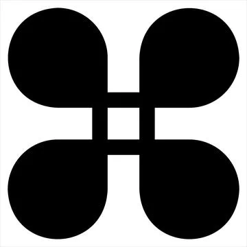 Command glyph icon vector illustration isolated on white background Illustrazione stock