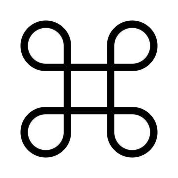 Command icon. Cmd vector symbol Stock Illustration