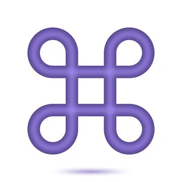 Command icon Stock Illustration