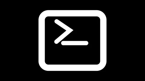 Command line interface icon Stock Footage 275662085