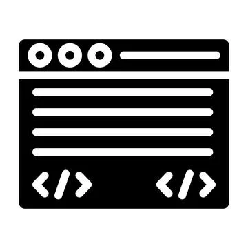 Command line Vector Icon Design Illustration Stock Illustration