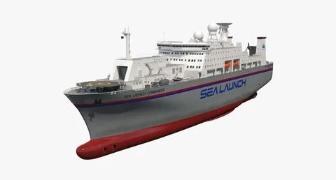 Command Ship Sea Launch Commander ACS 3D Model