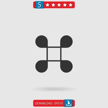 Command vector icon Stock Illustration