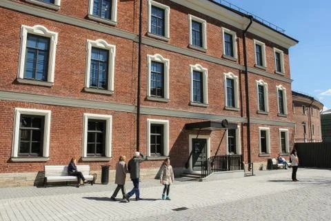 The commandant's house is a sea prison. 库存照片