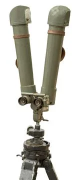 Commander's binocular telescope Stock Photos