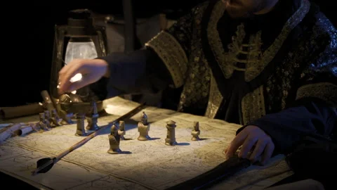 Commanders of War. Stock Footage 199204884