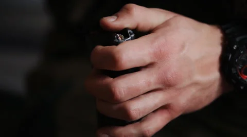 Commando charges clips Stock Footage 48907371