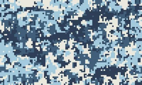 Commando hiding painted paintball. Combat veteran geometric spotted. Camo f.. Stock Illustration