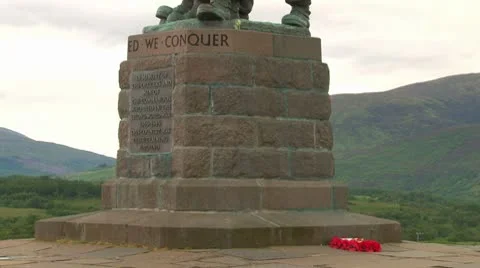 Commando Memorial Video stock 8950275