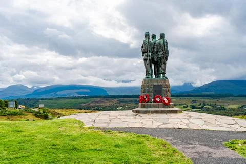 The Commando Memorial Stock Photos