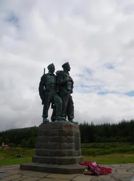 Commando Memorial Stock Photos