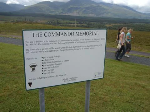Commando Memorial Stock Photos