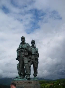 Commando Memorial Stock Photos