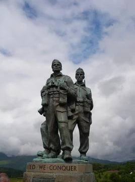 Commando Memorial Stock Photos
