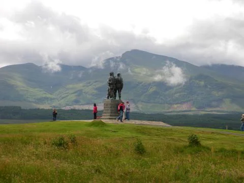 Commando Memorial Stock Photos