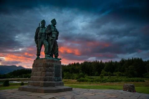 Commando Memorial, Spean Bridge Stock Photos